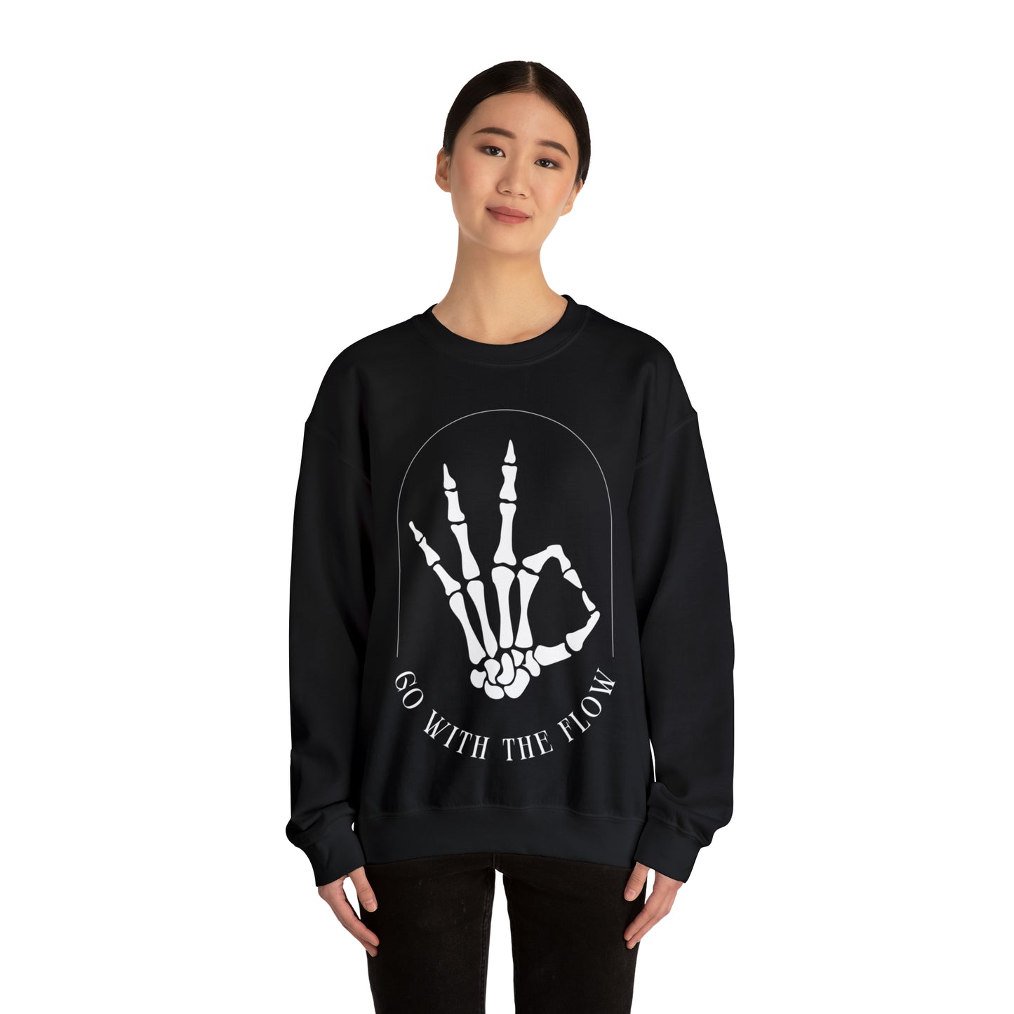 Go With the Flow | Crewneck Sweatshirt