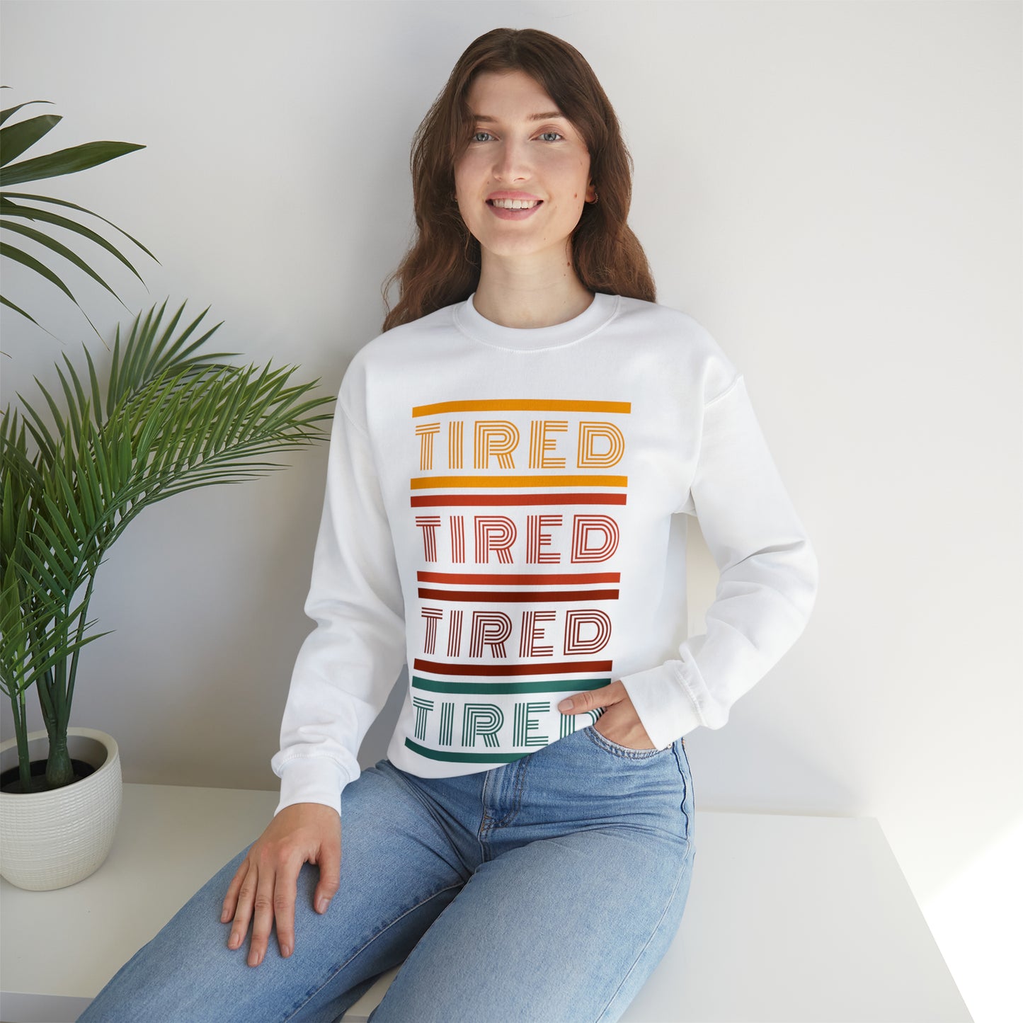 Tired | Crewneck Sweatshirt