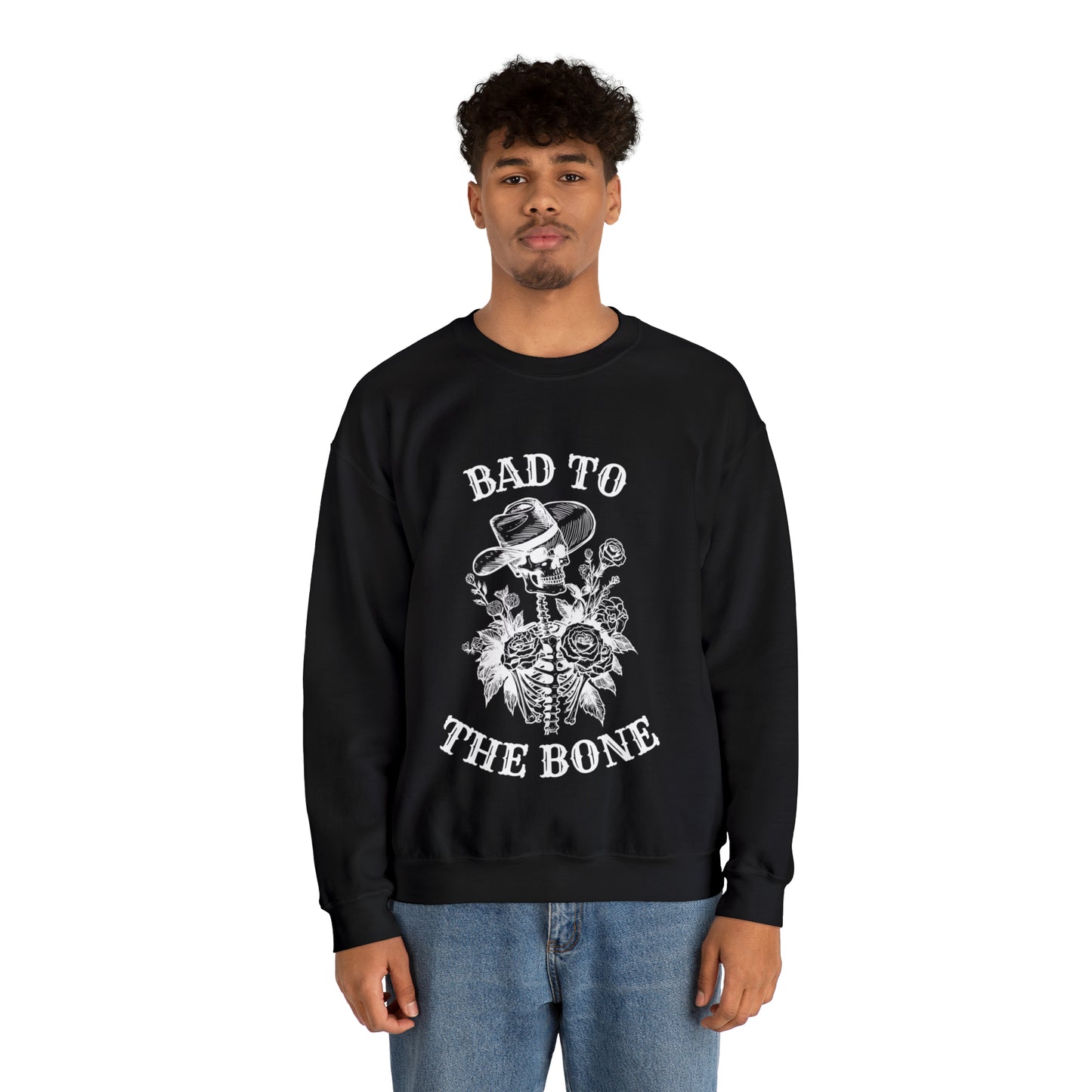 Bad to the Bone | Crewneck Sweatshirt