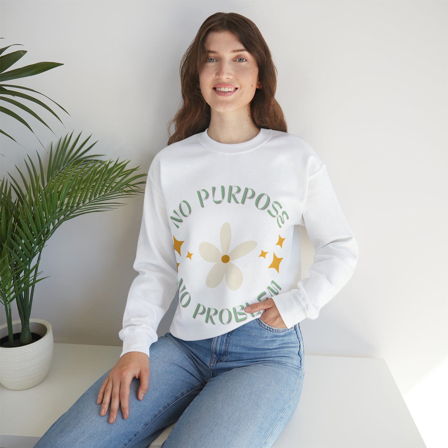 No Purpose, No Problem | Crewneck Sweatshirt