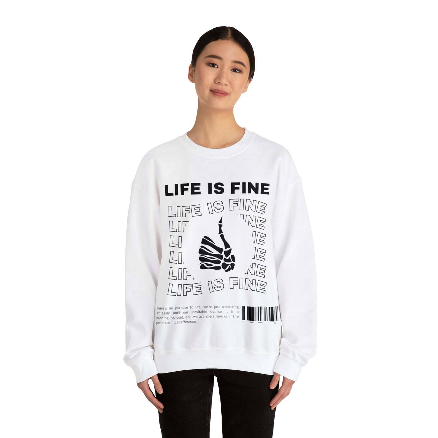 Life is Fine | Crewneck Sweatshirt