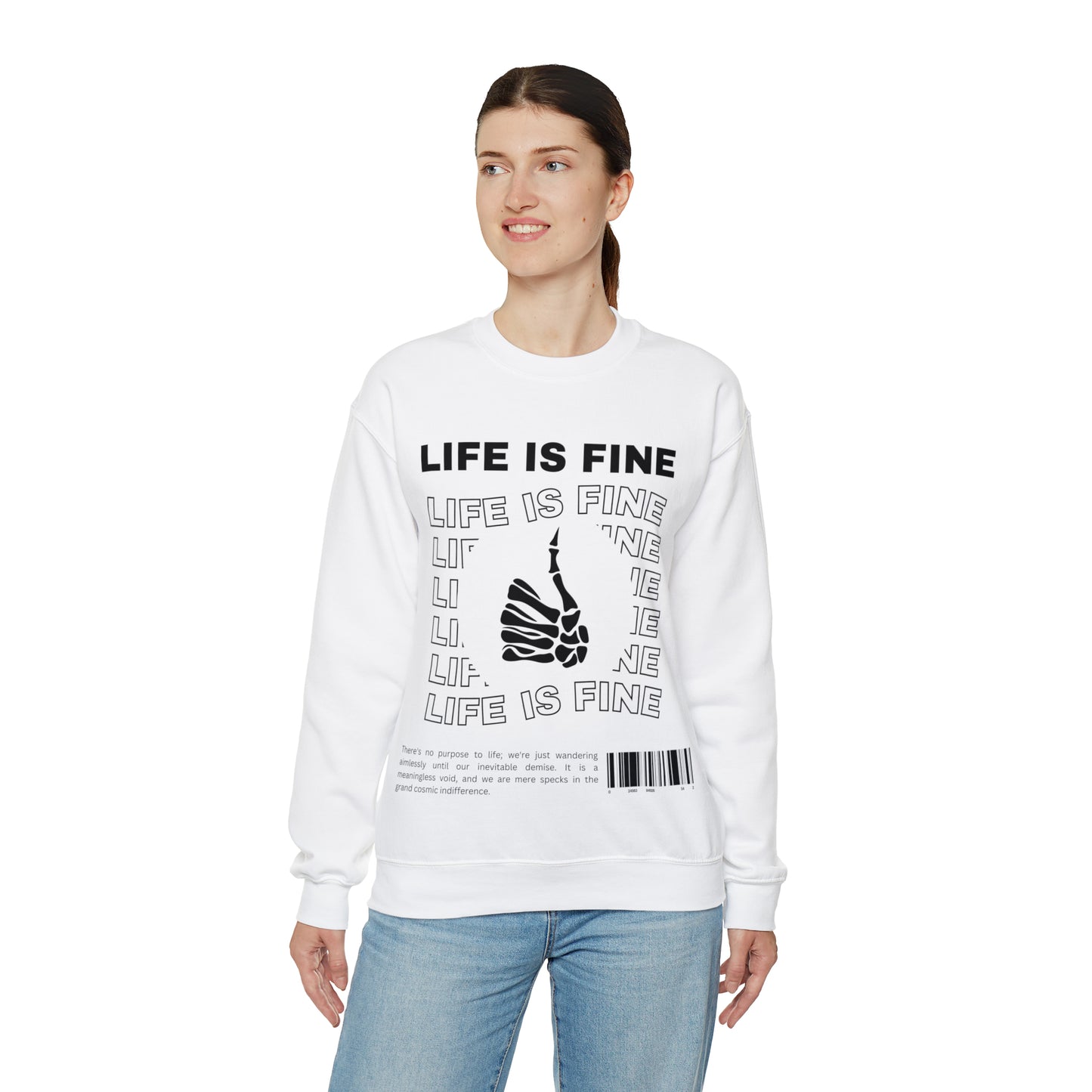 Life is Fine | Crewneck Sweatshirt