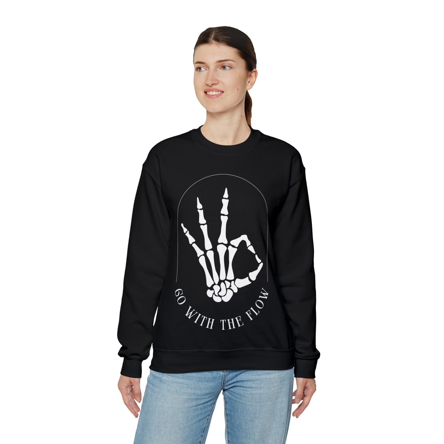 Go With the Flow | Crewneck Sweatshirt