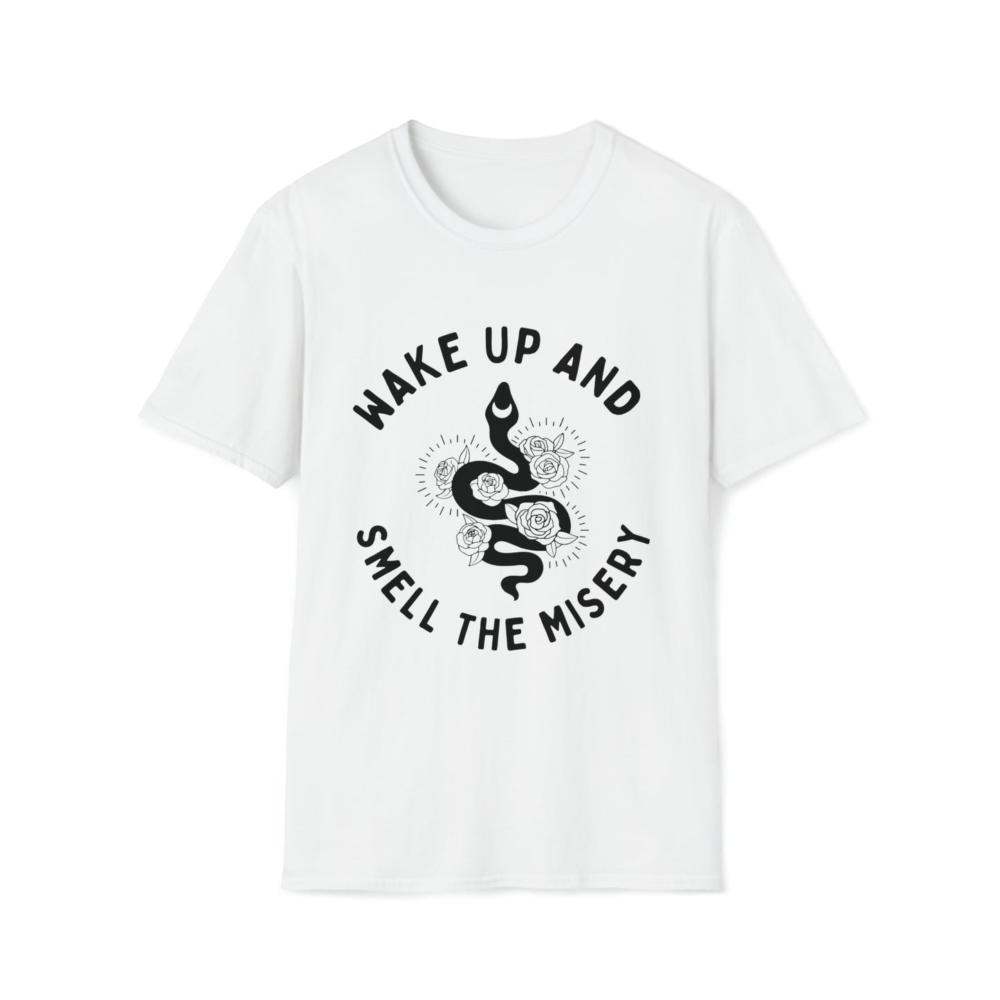 Wake Up & Smell the Misery | Unisex Softstyle T-Shirt