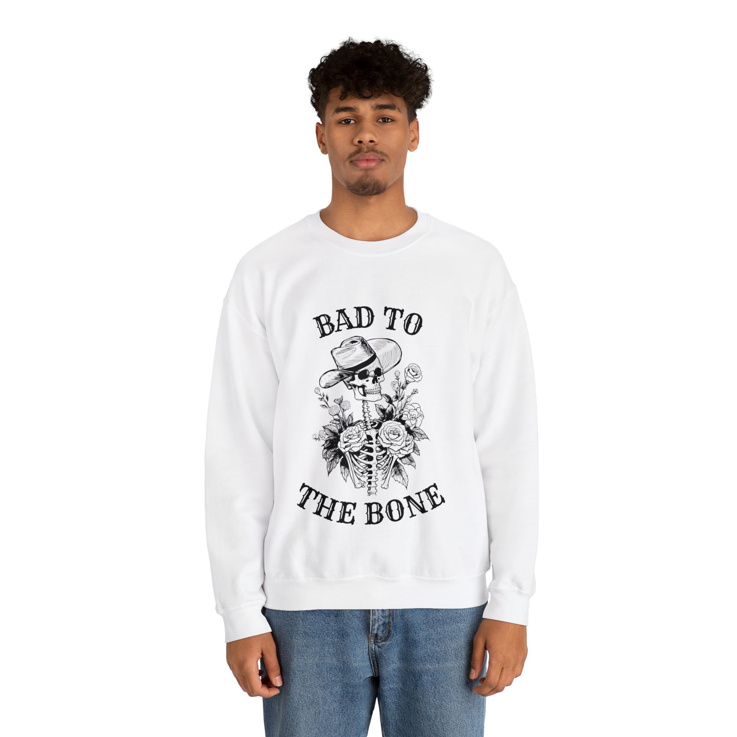 Bad to the Bone | Crewneck Sweatshirt