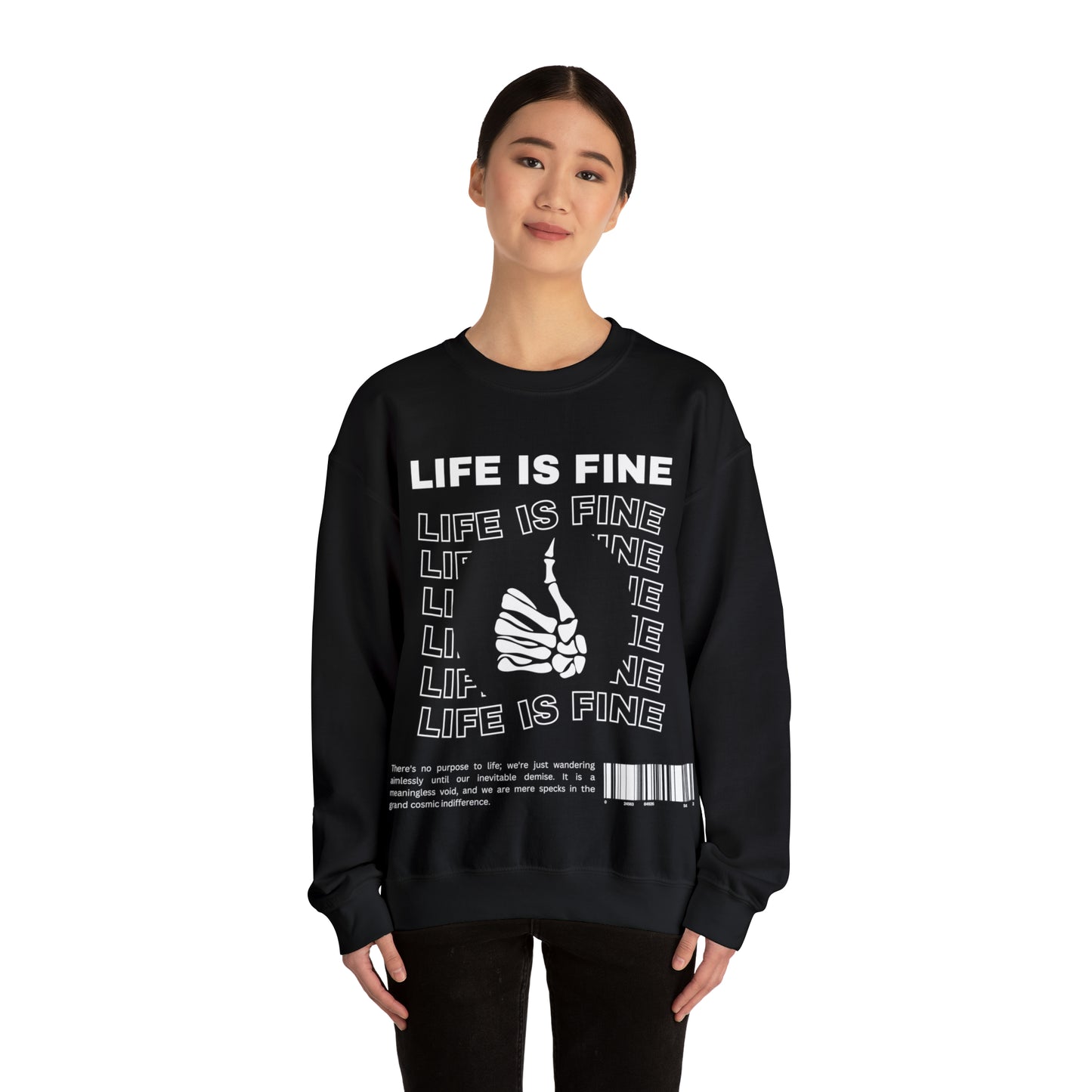 Life is Fine | Crewneck Sweatshirt